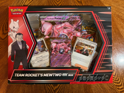 Pokemon TCG Scarlet & Violet Team Rocket Mewtwo EX Premium Collection Box NEW - Image 1