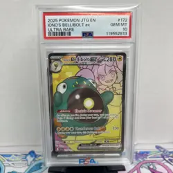 2025 POKEMON JTG EN-JOURNEY TOGETHER ULTRA RARE #172 IONO'S BELLIBOLT EX PSA 10 - Image 1