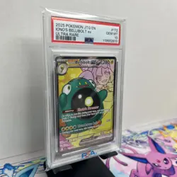 2025 POKEMON JTG EN-JOURNEY TOGETHER ULTRA RARE #172 IONO'S BELLIBOLT EX PSA 10 - Image 2