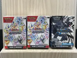 Pokemon TCG: Black Bolt, 2x Prismatic Evolutions - Booster Bundle Lot of 3 - Image 1