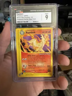 [CGC 9] Rapidash [Pokemon Center NY] 51/53 Wotc Promo Regular - Image 1