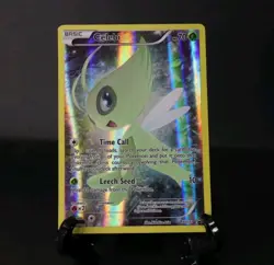 Pokemon TCG Mythical Celebi XY111 Full Art Black Star Holo Promo LP - Image 1