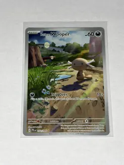 2025 Pokemon ME: Phantasmal Flames Paldean Wooper IR #102/094 NEAR MINT - Image 1