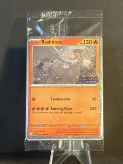 Pokemon Phantasmal Flames Reshiram 017/094 Barnes & Noble Promo Stamped Sealed - Image 1
