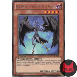 Yugioh Blackwing - Shura the Blue Flame DP11-EN004 Common 1st Edition LP - Image 1