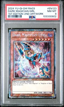 Dark Magician Girl - PSA 8 Bundle - RA03-EN123 MP24-EN053 - Yugioh - Image 2