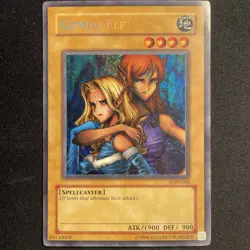 Yugioh Gemini Elf LON-000 Reverse Secret Rare Misprint [NM] - Image 1