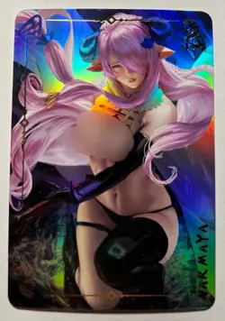 SEXY HEROINE WAIFU Amaya GRANBLUE FANTASY ACG PREMIUM HOLOFOIL CARD NM - Image 1