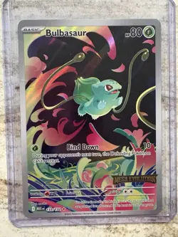 Mega Evolution Cards Promo Stamped Bulbasaur, Ivysaur SIR & Mega Venusaur Ex SR - Image 2