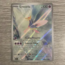 Cresselia 071/064 - Full Art Illustration Rare Card Shrouded Fable - Light Play - Image 1