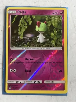 Ralts 139/214 Sm-Lost Thunder Reverse Holo - Pokemon Card - Image 1