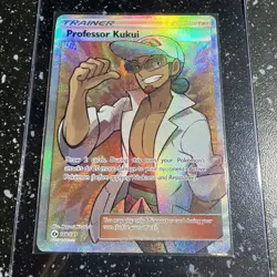 Professor Kukui (Full Art) 148/149 Ultra Rare SM Base Set Pokemon Card C07 - Image 1
