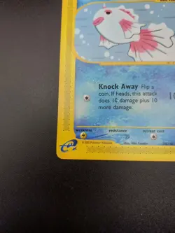 Pokemon Card Goldeen 78/147 common Aquapolis LP - Image 5