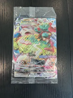 Pokemon Snorlax VMAX Jumbo Card 142/202 Stamped - Image 1
