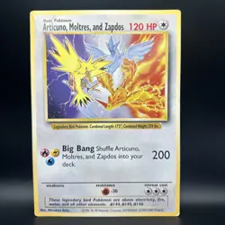 Pokemon - Articuno, Moltres, and Zapdos Jumbo Promo Card - HP x4 (4 in total) - Image 1