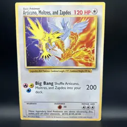 Pokemon - Articuno, Moltres, and Zapdos Jumbo Promo Card - HP x4 (4 in total) - Image 5