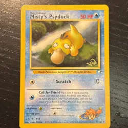 Misty's Psyduck - 54/132 - Pokemon (W) Wizard World￼Uncommon Promo Card MP - Image 1