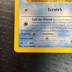Misty's Psyduck - 54/132 - Pokemon (W) Wizard World￼Uncommon Promo Card MP - Image 3