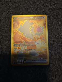 Pokemon TCG Bloodmoon Ursaluna EX Twilight Masquerade Card 222/167 Sv06 - Image 1