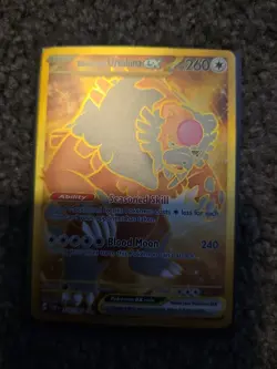 Pokemon TCG Bloodmoon Ursaluna EX Twilight Masquerade Card 222/167 Sv06 - Image 2