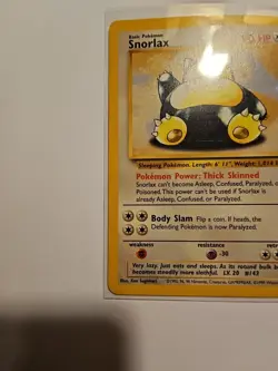 Snorlax 27/64 Jungle Set Non-Holo Rare Card Unlimited WOTC Pokemon TCG - Image 5