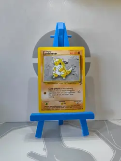 Sandshrew 91/130 Base Set 2 - Common Pokemon Card TCG - WOTC - Image 1