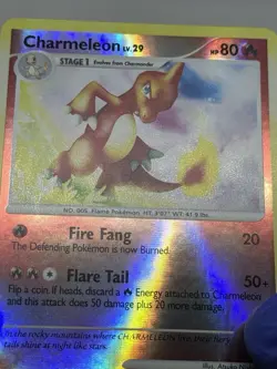 Charmeleon 46/132 Secret Wonders Reverse Holo Pokemon Card NM Error - Image 3