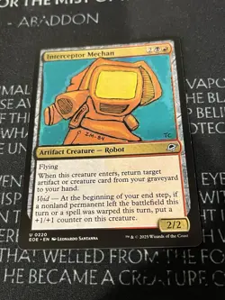 Interceptor Mechan Altered Art | Edge of Eternities | U0220 | MTG - Image 2