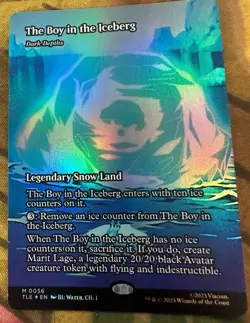 The Boy in the Iceberg (Borderless Foil) Mythic MTG Avatar Eternal - Image 1