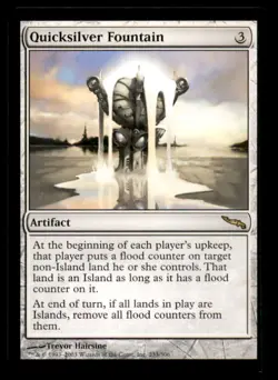 MTG Quicksilver Fountain LP Light Play Mirrodin [5294] - Image 1