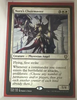 MTG Norn's Choirmaster Phyrexia: All Will Be One Commander 008/028 NM - Image 1