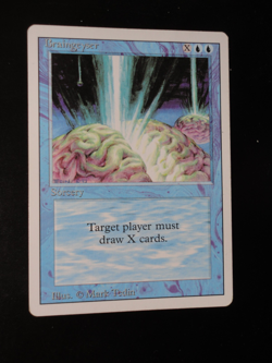 Braingeyser Revised Edition LP Lightly Played MTG Magic the Gathering - Image 1