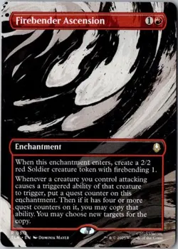 MTG Firebender Ascension (Borderless), Avatar The Last Airbender NM - Image 1