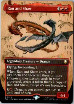 MTG Ran and Shaw (Borderless), Avatar The Last Airbender NM - Image 1