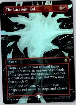 MTG, The Last Agni Kai (Borderless) NM Foil Avatar The Last Airbender - Image 1