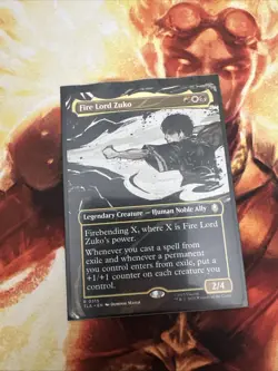MTG Fire Lord Zuko TLA Avatar 0315 NM Borderless Creature Rare - Image 1