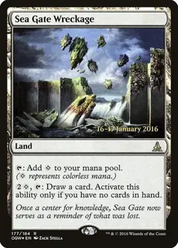 Sea Gate Wreckage - Foil Prerelease Promo Oath of the Gatewatch HP MTG - Image 1