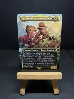 Ellie and Alan, Paleontologists 10 Borderless Near Mint English The Lost Caverns - Image 1