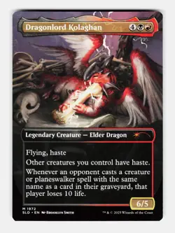 MTG: Dragonlord Kolaghan | Secret Lair Drop Series 1972 NM - Image 2