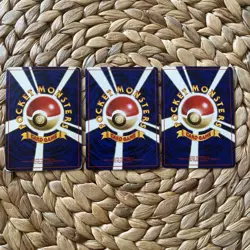 Pikachu No.025 Vintage Bundle x3 Japanese Pokemon Card WOTC LP/MP 1996-2000 - Image 2