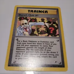 Blaine's Quiz #1 - 97/132 Gym Heroes - Pokemon TCG - 2000 - Image 1