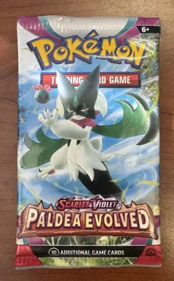 Pokemon TCG Scarlet & Violet Paldea Evolved Booster Pack Sealed New - Free Ship - Image 1