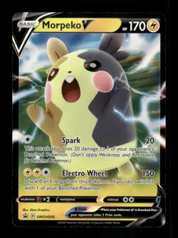 Pokemon Morpeko V Ultra Rare SWSH01: Sword & Shield Base Set 079/202 NM - Image 1