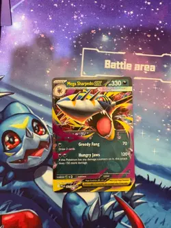 Mega Sharpedo Ex 061/094 Pokemon TCG Phantasmal Flames - Image 1