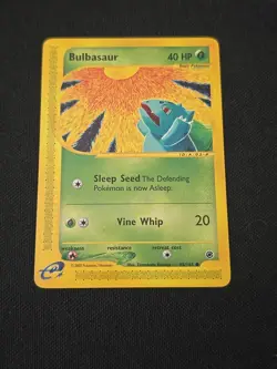 Bulbasaur 095/165 Expedition Base Set Regular WOTC Vintage 2002 Pokemon TCG LP - Image 1