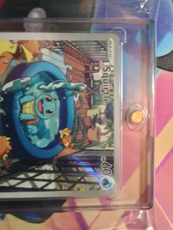 Pokemon TCG Stellar Crown Squirtle 148/142 Illustration Rare NM/M Near Mint EN - Image 2