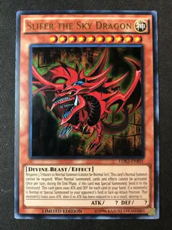 Yu-Gi-Oh TCG #LDK2-ENS01 Slifer the Sky Dragon Limited Edition Ultra Rare NM - Image 1