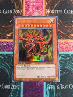 Yu-Gi-Oh! Slifer the Sky Dragon LC01-EN002 Limited Ultra Rare NM a1/ - Image 1