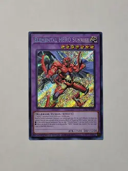 Elemental HERO Sunrise Limited Ed Secret Rare LDS3-EN104 Yu-Gi-Oh! NM/M (A167) - Image 1