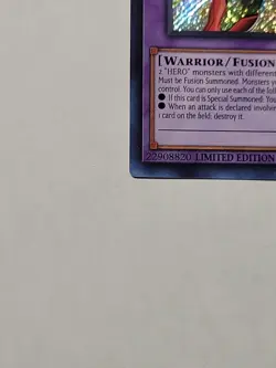 Elemental HERO Sunrise Limited Ed Secret Rare LDS3-EN104 Yu-Gi-Oh! NM/M (A167) - Image 3